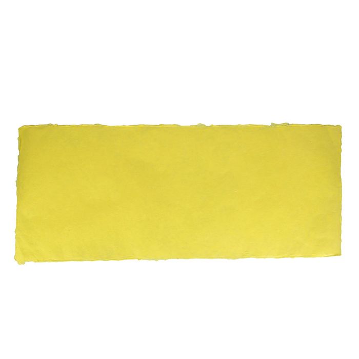 Бумага ручной работы, Dokmai, гладкая, жёлтый, 65 х 125 см