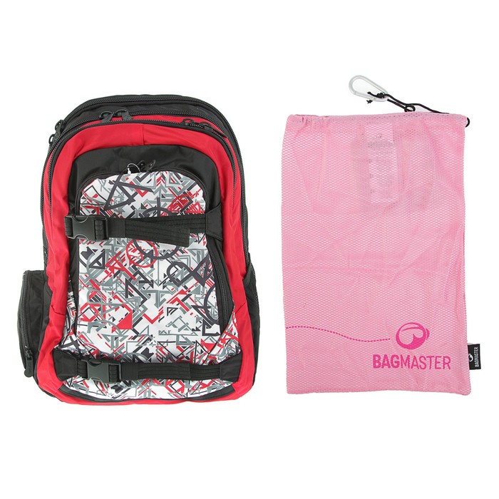 Рюкзак молодежный эргономичная спинка Bagmaster 45*30*21 Street Hit +мешок для обуви HIT-812 / G