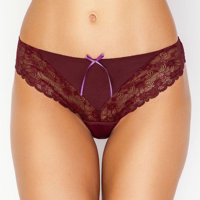 Трусы женские бразилиано DSL0699 цвет бордовый (mangosteen), р-р 42 (XS)