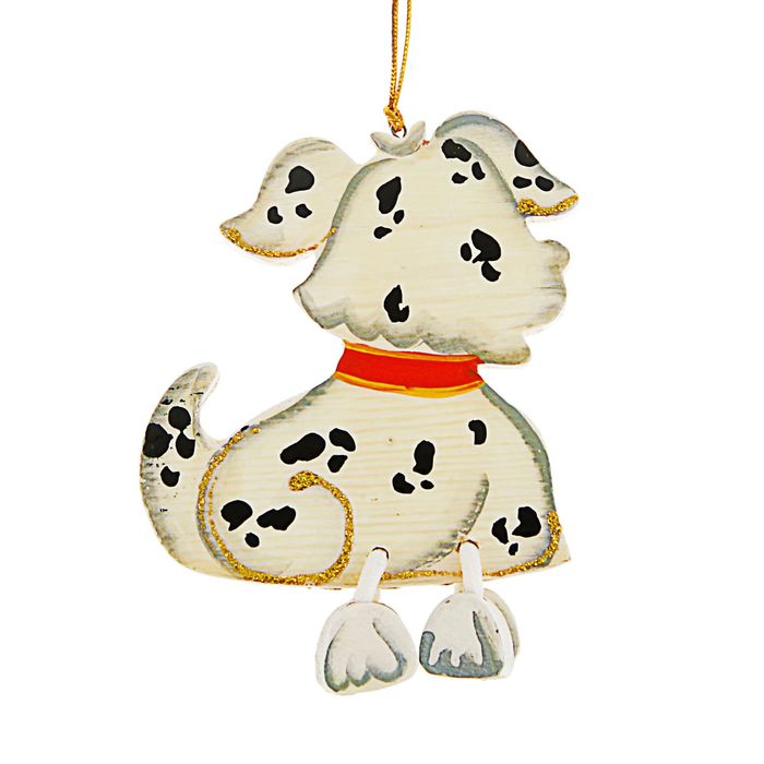 Подвеска «Далматинец», с ножками, ручная работа