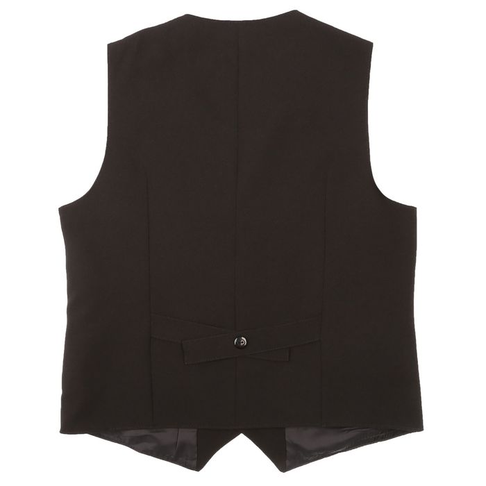 Жилет школьный для мальчика, рост 134 см, цвет чёрный