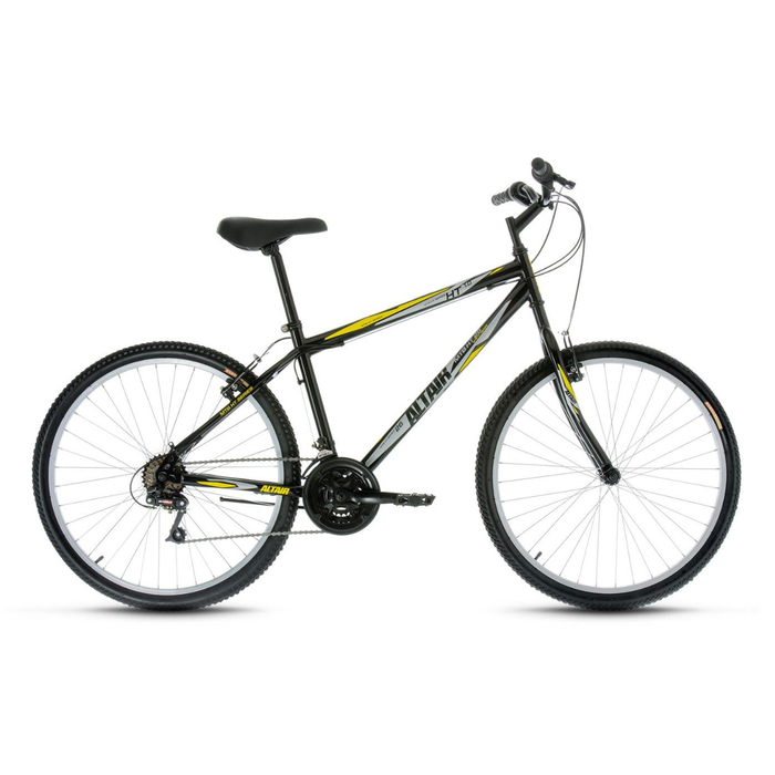 Велосипед 26" Altair MTB HT 1.0, 2017, цвет черный, размер 17"
