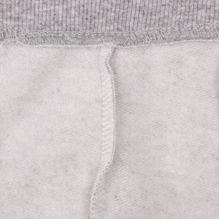 Брюки спортивные для девочки, рост 98 см, цвет серый меланж