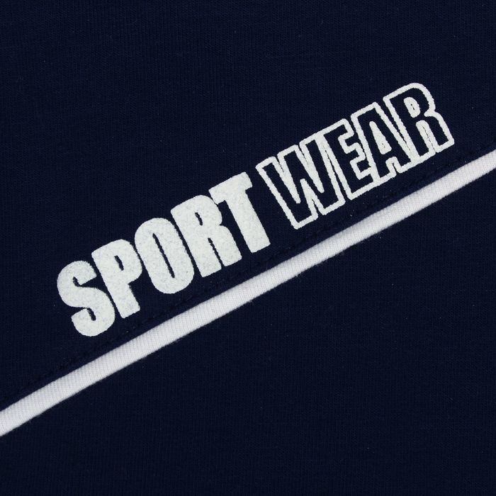 Джемпер (толстовка) для девочки, рост 128 см, цвет тёмно-синий