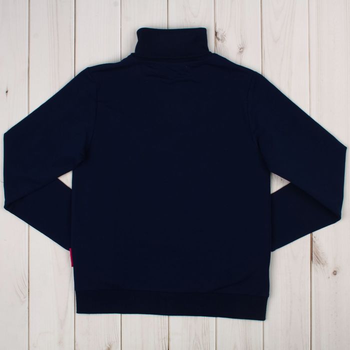 Джемпер (толстовка) для девочки, рост 146 см, цвет тёмно-синий