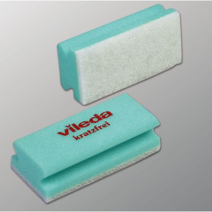 Губка для профессиональной уборки "Виледа" мягкая, цвет зелёный