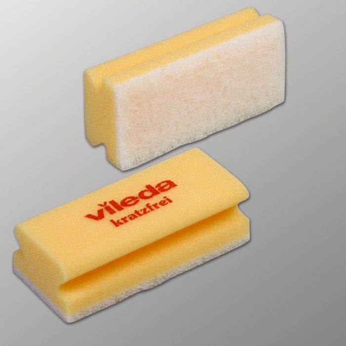 Губка для профессиональной уборки "Виледа" мягкая, цвет желтый