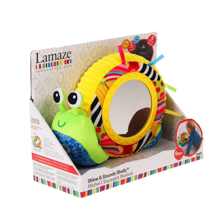 Развивающая игрушка «Улитка Мишель» с зеркальцем