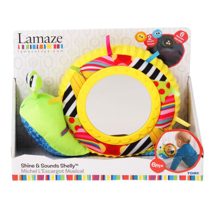 Развивающая игрушка «Улитка Мишель» с зеркальцем