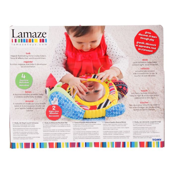 Развивающая игрушка «Улитка Мишель» с зеркальцем