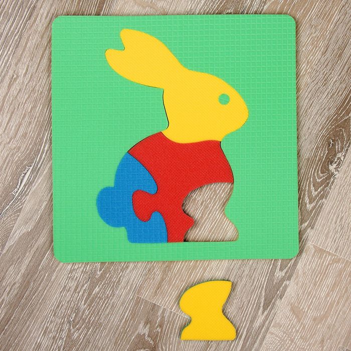 Мягкая мозаика «Зайка», МИКС