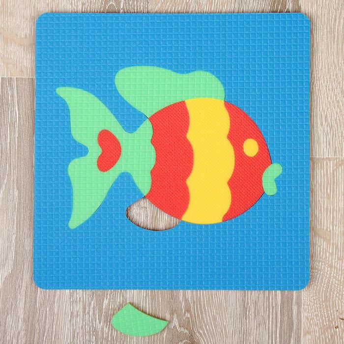 Мягкая мозаика «Рыбка», МИКС