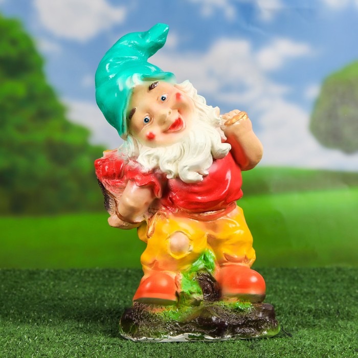 Садовая фигура "Гном худой"