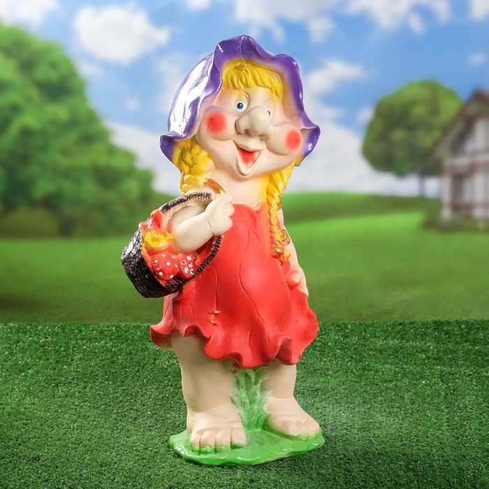 Садовая фигура "Девочка большая", микс, 53 см