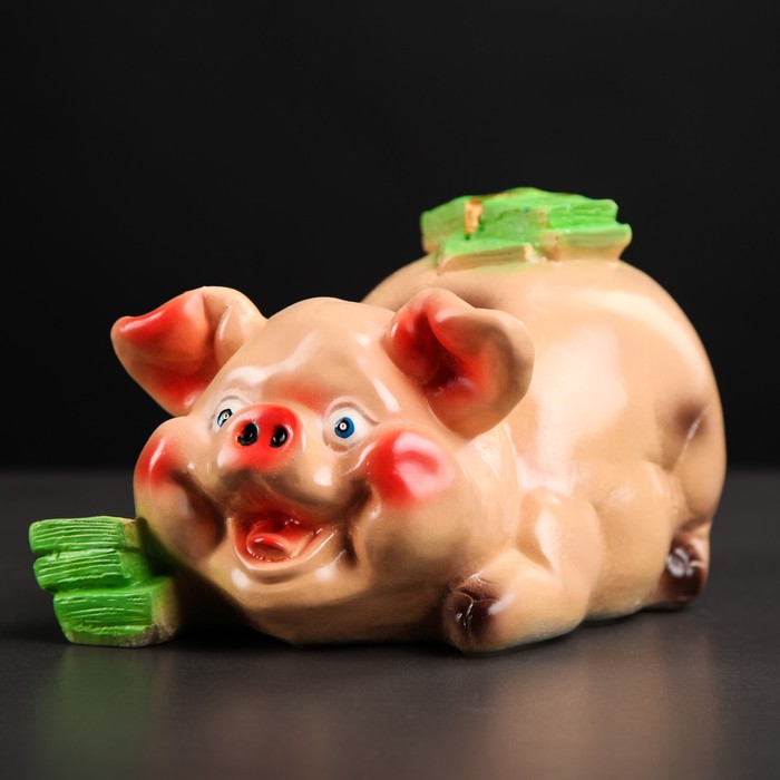 Копилка "Поросенок с долларом"