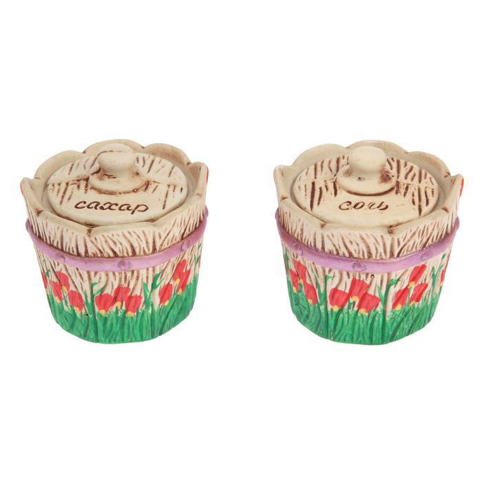 Ведро для сыпучих "Соль и сахар", среднее