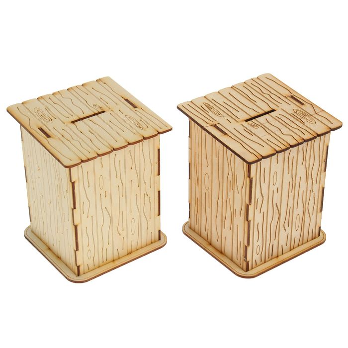 Копилка для декора "Чтобы не испытывать нужды" большая, 13х16х12 см (КД 00-05) МИКС