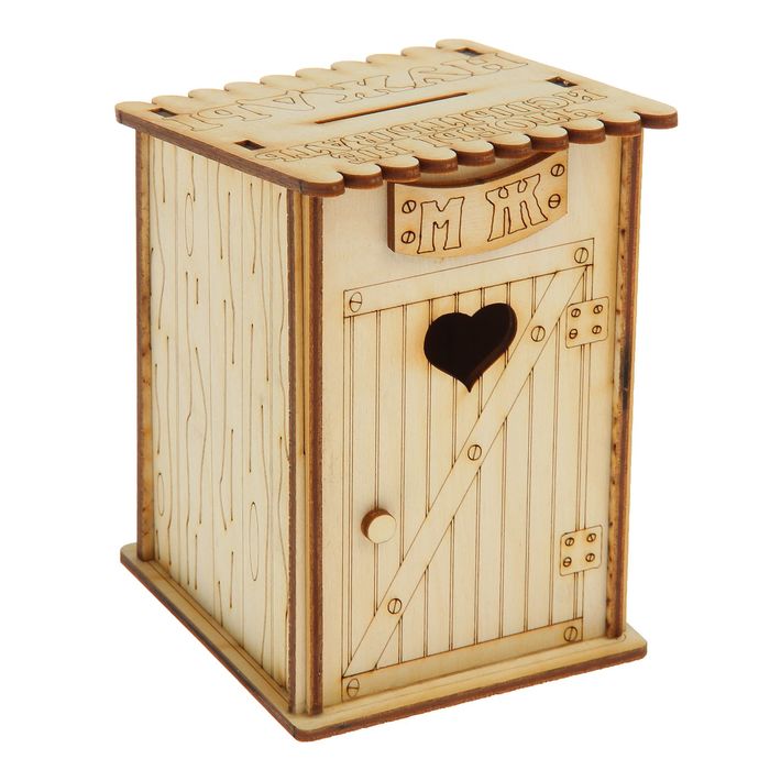 Копилка для декора "Чтобы не испытывать нужды" малая, 8,5х13х9 см (КД 00-06)