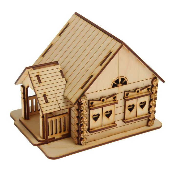 Копилка для декора "Домик с крыльцом" 20х13х13 см (КД 00-14)