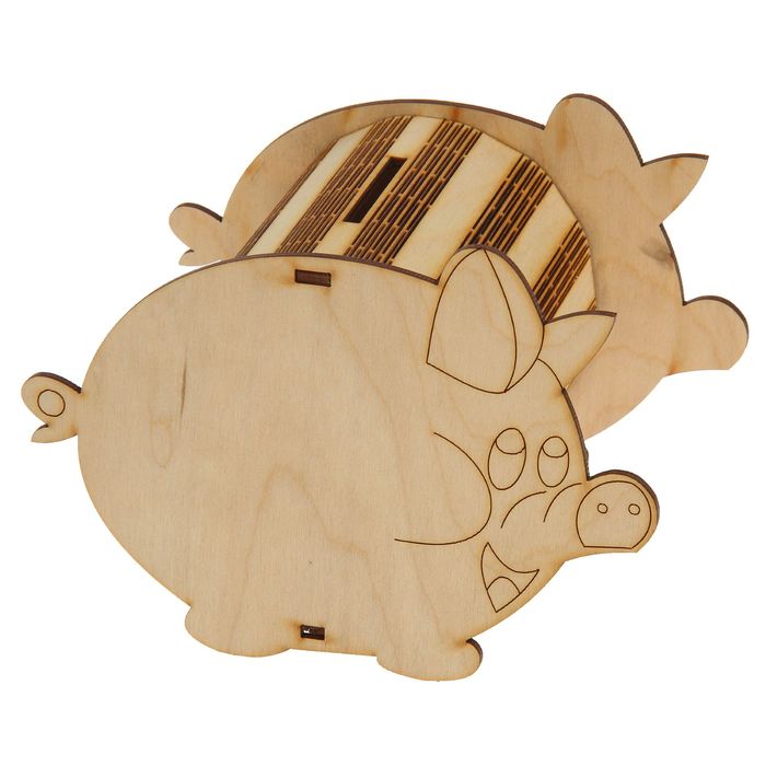 Копилка для декора "Поросенок" (набор 3 детали) 17х15х10 см (КД 00-25)