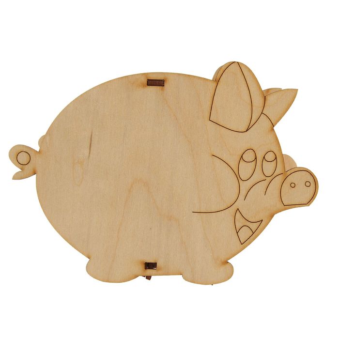 Копилка для декора "Поросенок" (набор 3 детали) 17х15х10 см (КД 00-25)