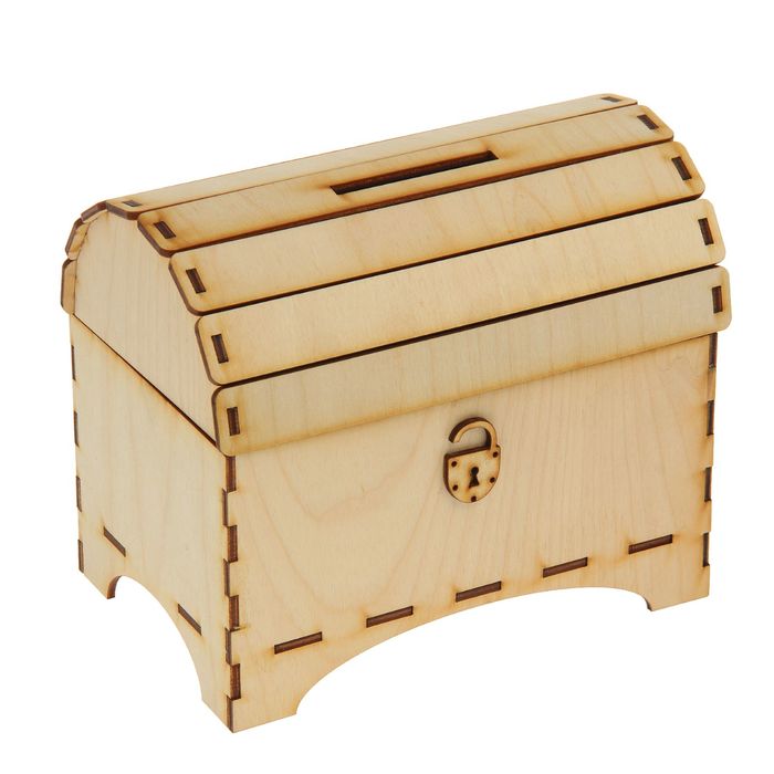 Копилка для декора "Сундук №2" 19х16х12 см (КД 00-29)