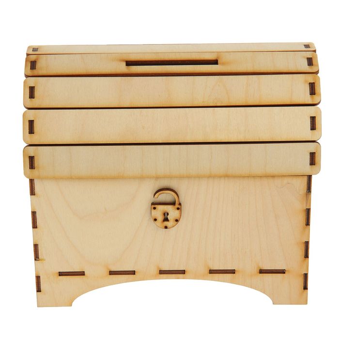 Копилка для декора "Сундук №2" 19х16х12 см (КД 00-29)