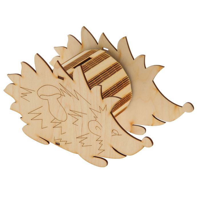 Копилка для декора "Ёжик" (набор 3 детали) 22х12х10 см (КДь00-32)