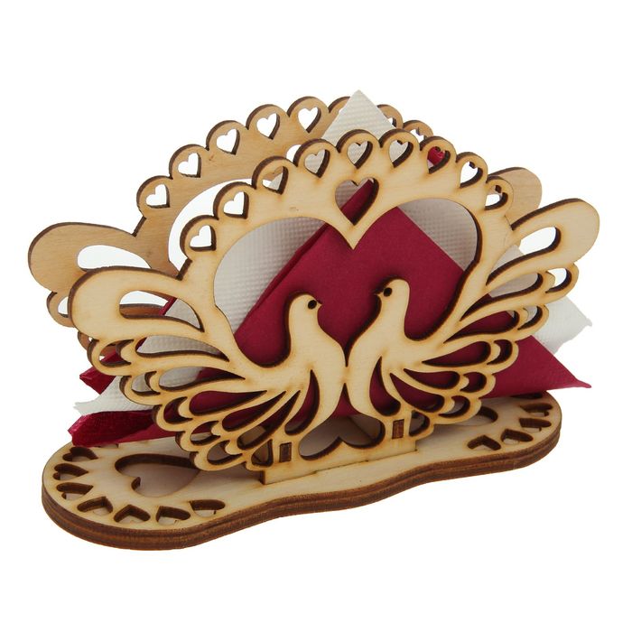 Салфетница "Голуби №2" 16х11х6 см (СД 00-06)