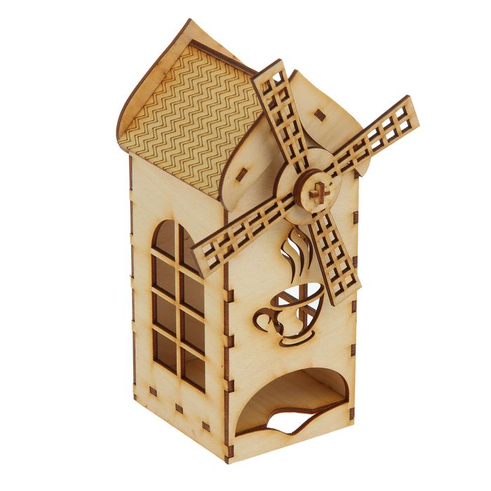 Чайный домик "Мельница" 8х19,5х8,5 см (ЧД 00-01)