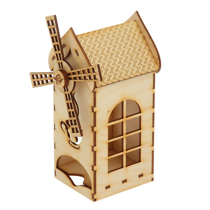 Чайный домик "Мельница" 8х19,5х8,5 см (ЧД 00-01)