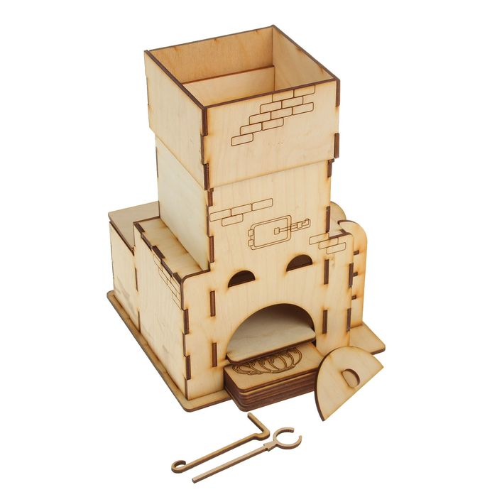 Чайный домик "Печка" набор 10 предметов 16х16х23 см (ЧД 00-08)