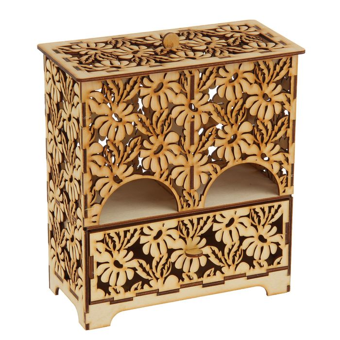 Чайный домик "С ромашками" 19х9х22 см (ЧД 00-11)