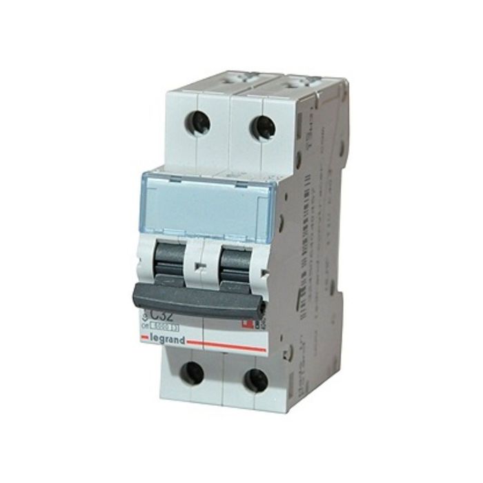 Выключатель авт. мод. Legrand, 2п, C 25А, TX3, 6кА 404044