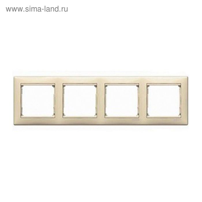 

Рамка 4-м Legrand "Valena ", горизонт., сл. кость инд. упак. (DIY-упак) 695634