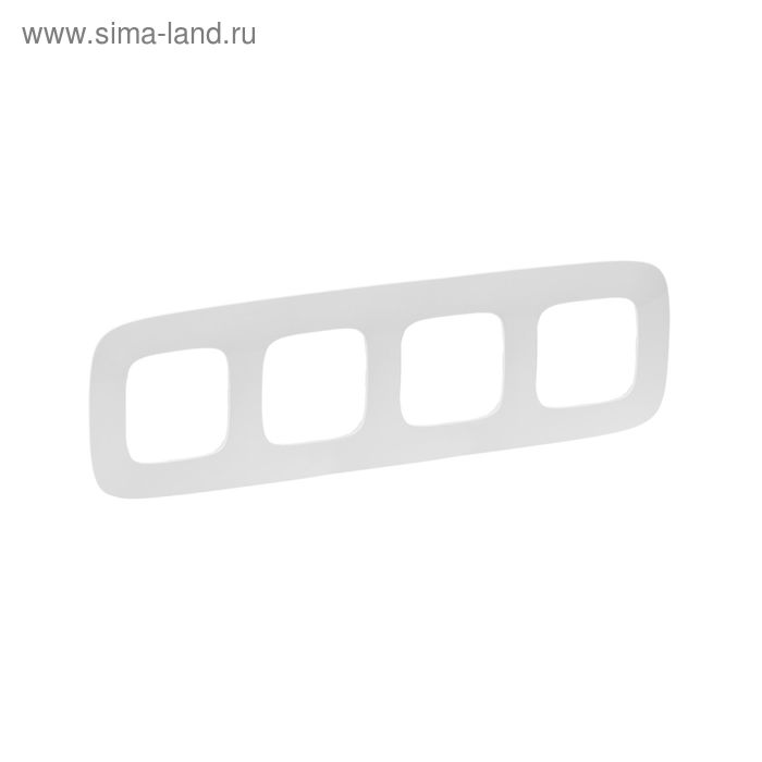 

Рамка 4-м Legrand "Valena Allure ", универсальная, бел. 754304