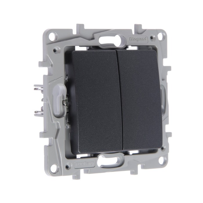 Механизм выключателя-переключателя 2-кл. СП Legrand "Etika Plus ", авт., антрацит 672612