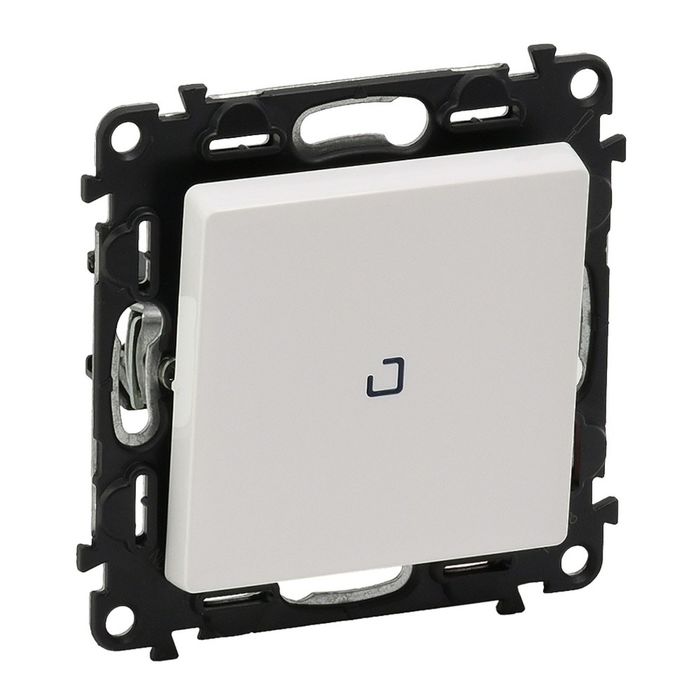 Переключатель Legrand "Valena Life ", 10АХ, 250В, подсветка, белый, 752426