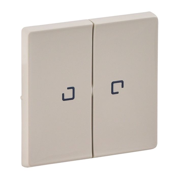 Панель лицевая Legrand "Valena Life ", для 2-кл. выкл. с подсветкой сл. кость 755221