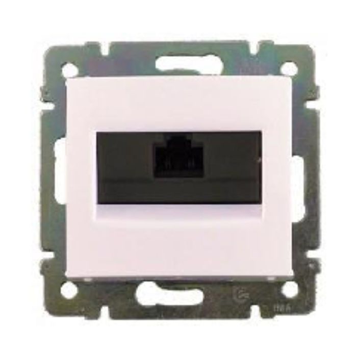 Механизм розетки комп. 1-м СП Legrand "Valena ", RJ45 сл. кость (DIY-упак. ) 695624