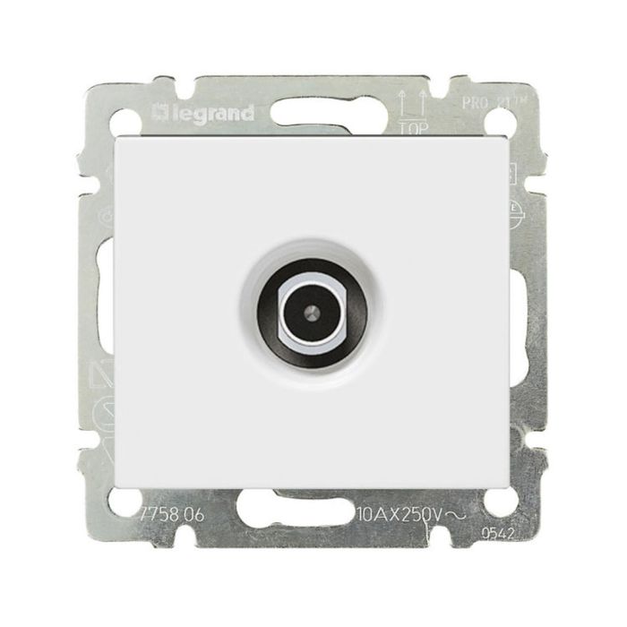 Механизм розетки TV СП Legrand "Valena ", 1. 5дБ бел. 774429