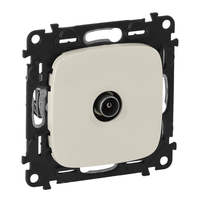 Механизм розетки TV Legrand "Valena Allure ", оконечная, 10дБ 0-862 мГц, сл. кость, 753860