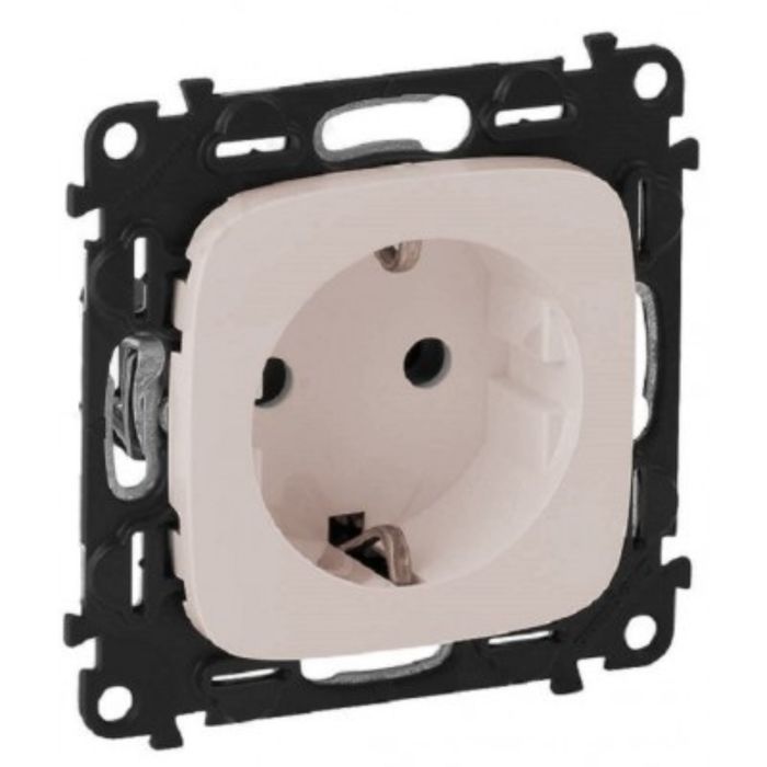 Механизм розетки Legrand "Valena Allure ", 16А, 250В, 2К+З, сл. кость, 753825