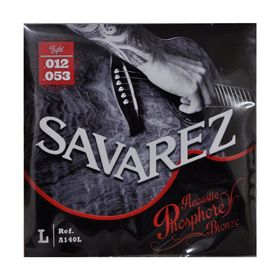 

Струны для акустической гитары SAVAREZ A140L (12,16,24,32,42,53), фосфор бронза, легкие