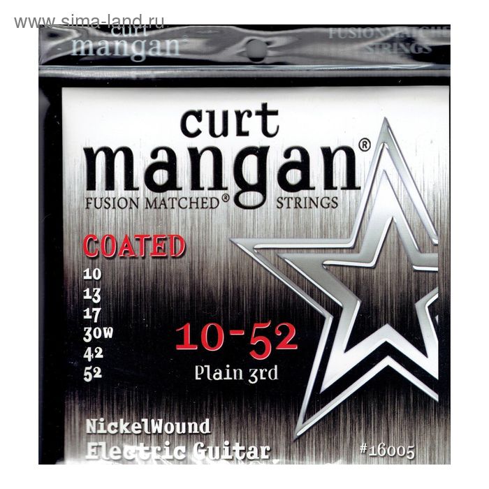 Струны для электрогитары CURT MANGAN 11-52 Nickel Wound Set