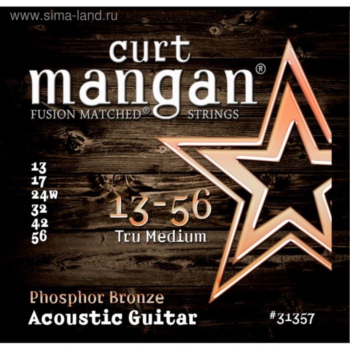 Струны для акустической гитары CURT MANGAN 13-56 PhosPhor Bronze