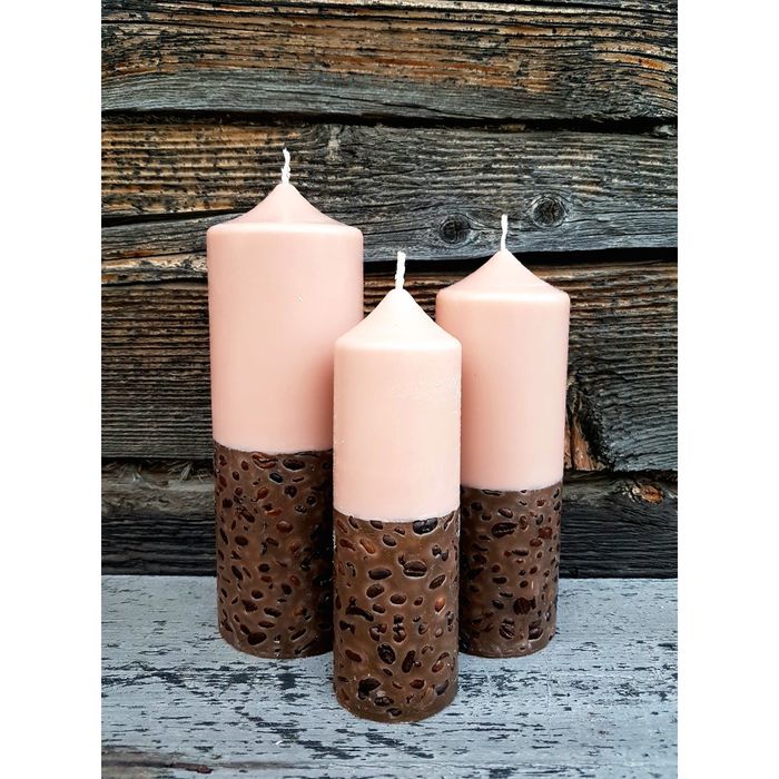 Набор Свечей "Кофейное зерно №1"( 70х200в,60х170в,50х155в)