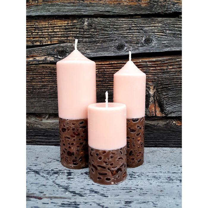 Набор Свечей "Кофейное зерно №2"(60х170в,50х155в,52х95)