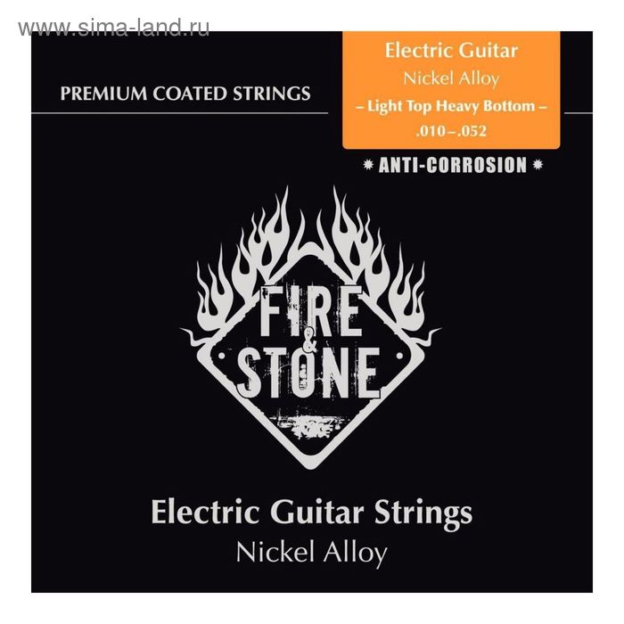 Струны для электрогитары FIRE&STONE Nickel Alloy Coated LTHB  10-52