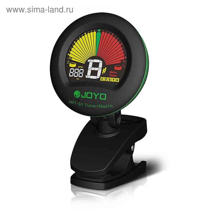 Метроном-тюнер JOYO JMT-01 Clip-on Tuner/Metronome  с цветным дисплеем, круглый